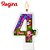 Kit Festa Masha e o Urso Decoração Aniv 4 anos painel + vela - Imagem 4
