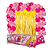 Kit festa Barbie Decoração aniversári Cortina+ Balão+ Toalha - Imagem 3
