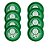 KIt Festa Palmeiras Decoração aniversá 16 pçs Copos + Pratos - Imagem 5