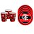 KIt Festa Flamengo Decoração aniversá 16 pçs Copos + Pratos - Imagem 1