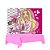 Kit festa Barbie Decoração Toalha Plástica Rosa+ Painel TNT - Imagem 1