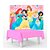 Kit festa Princesas Disney Decoração Toalha Plática + Painel - Imagem 1