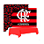 Kit festa Flamengo Toalha Vermelha + Painel +25 Balões Preto - Imagem 4