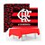 Kit festa Flamengo Toalha Vermelha PLA + Painel +Balão preto - Imagem 2