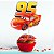 Kit festa Carros Mcqueen Decoração Aniversá Painel +Vela 3D - Imagem 3
