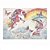Kit Festa Unicornio Decoração Aniversário Painel TNT+ Toalha - Imagem 4