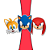 6 Mascaras Festa Sonic Decoração Aniversário completo - Imagem 1