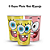 8 Copos Lembrancinhas festa Bob Esponja  decoração aniverário completo - Imagem 3