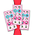 30 Adesivos redondo decoração Hello Kitty Rosa festa anivers - Imagem 1