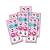 30 Adesivos redondo decoração Hello Kitty Rosa festa anivers - Imagem 2