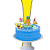 Topo de bolo Topper Decoração Bob Esponja Festa Aniversário - Imagem 1