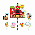 Topo de bolo Decoração Fazendinha kit 7 pçs Festa Aniversári - Imagem 1