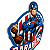 Topo de bolo Decoração Vingadores Capitão América Festa Aniv - Imagem 8