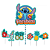 Topo de bolo Decoração Stitch kit 7 peças Festa Aniversário - Imagem 3