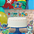 Topo de bolo Decoração Stitch kit 7 peças Festa Aniversário - Imagem 3