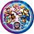 8 Pratos Festa Patrulha Canina Herois Decoração Anivers 18cm - Imagem 2