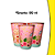 8 Copos Festa Lembrancinha Festa Meu Jardim Decoração 180ml - Imagem 5