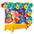 Kit festa Divertidamente Decora Painel +Toalha amarela+Balão - Imagem 1