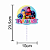 Kit festa Divertidamente Decora Painel +Balão +Display +Topo - Imagem 2