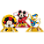Kit festa Mickey Decoração Aniversário Painel TNT +6 Display - Imagem 1
