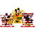 Kit festa Mickey Decoração Aniversário Painel TNT +6 Display - Imagem 2