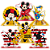 Kit festa Mickey Decoração Aniversário Painel TNT +6 Display - Imagem 5