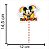 Kit festa Mickey Decoração Ani Painel +Display +Topo de bolo - Imagem 2
