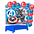 Kit festa Capitão America Decoração Painel + Toalha + Balão - Imagem 1