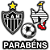 Topo de bolo 4pçs Decoração Atlético Mineiro Festa Aniversár - Imagem 2