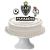 Topo de bolo 4pçs Decoração Atlético Mineiro Festa Aniversár - Imagem 4