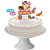 Topo de bolo 6pçs Decoração Mundo bita Festa Aniversário - Imagem 2