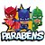 Topo de bolo 5pçs Decoração Pj MAsks Festa Aniversário - Imagem 3