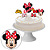 Topo de bolo 6pçs Decoração Minnie Mouse Festa Aniversário - Imagem 2