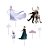 Topo de bolo 8pç Decoração Frozen Festa Aniversário mais cor - Imagem 2