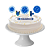 Topo de bolo 6pçs Decoração Cruzeiro Festa Aniversário - Imagem 1