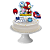 Topo de bolo 5pçs Decoração Spidey Homem Aranha Festa - Imagem 1
