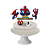 Topo de bolo 5pçs Decoração Homem Aranha Festa Aniversário - Imagem 1