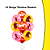 Kit festa Boiadeira Decoração Painel+ Toalha Rosa+ 25 Balão - Imagem 2
