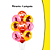 Kit festa Boiadeira Decoração Painel+Toalha Amarela+25 Balão - Imagem 4
