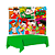 Kit festa Turma da monica Decoração Painel + Toalha Verde - Imagem 1