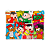 Kit festa Turma da monica Decoração Painel + Toalha Vermelho - Imagem 6