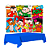 Kit festa Turma da monica Decoração Painel TNT + Toalha Azul - Imagem 1