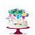 Topo de bolo Personalizável Decoração Babytube Floresta Festa - Imagem 1