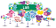 Topo de bolo Personalizável Decoração Babytube Floresta Festa - Imagem 2