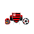 Topo de bolo 3pçs Decoração Flamengo Festa Aniversário - Imagem 2