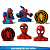 Kit festa Homem Aranha Decoração aniversário EVA + 25 Balão - Imagem 4