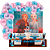 Kit festa Frozen Decoração aniversário EVA + 25 Balão tema - Imagem 1