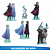 Kit festa Frozen Decoração aniversário EVA + 25 Balão tema - Imagem 5