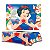 Kit festa Branca de neve Decoração Aniversário Painel+Toalha - Imagem 1