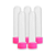 12 Tubetes Rosa Plástico de 13cm decoração festa e eventos - Imagem 4
